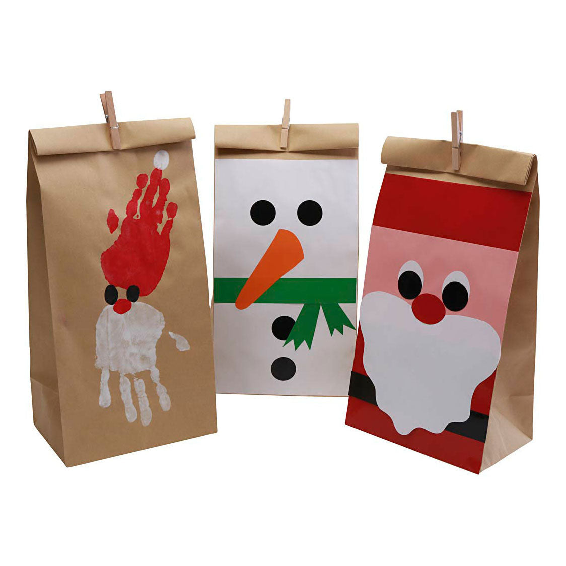 Bolsas de papel de Creativ Company Brown, 50º.