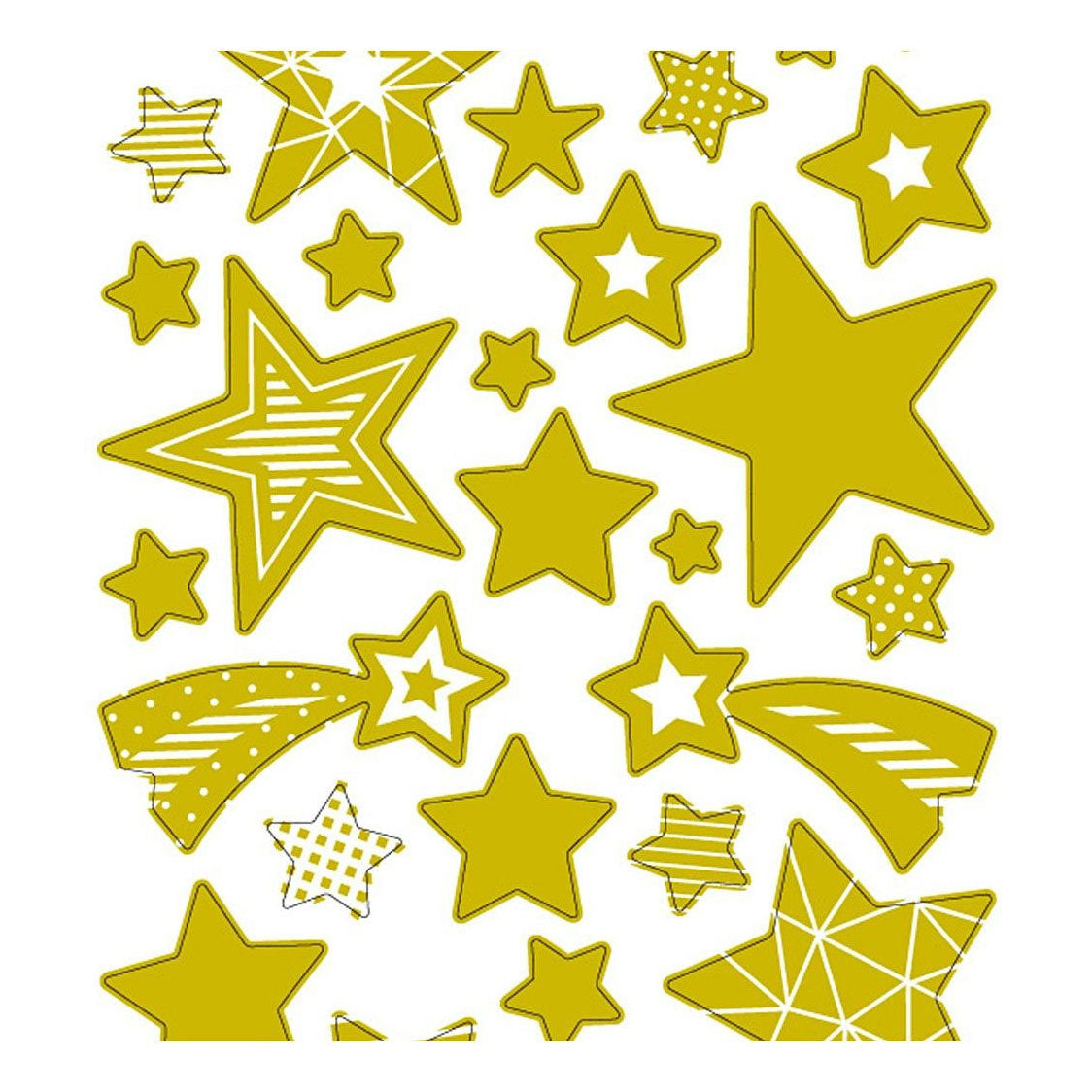 Creative Company Adesions Gold Stars, 1 foglio