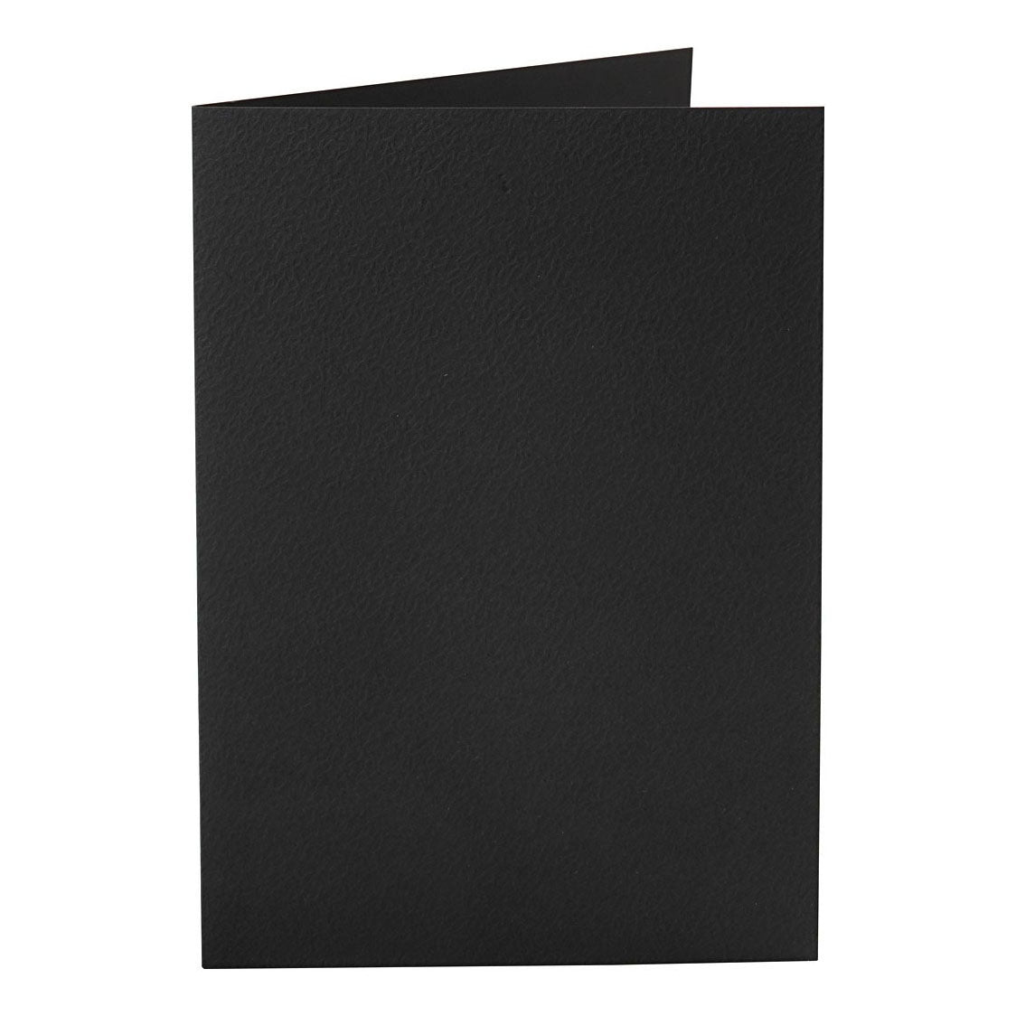 Tarjetas de compañía Creativ Black 10.5x15cm, 10st.