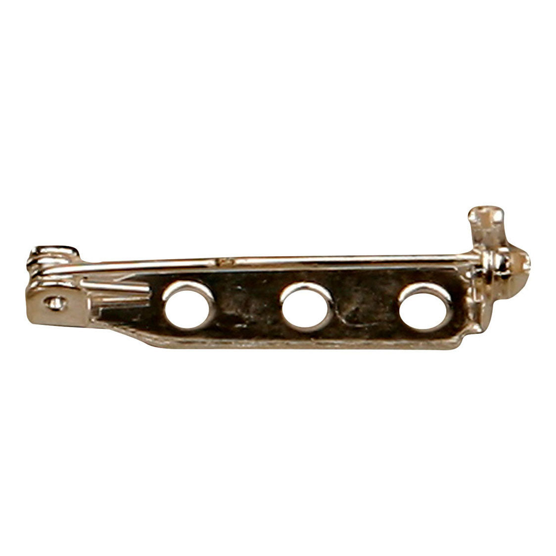 Creative Company Broochpeld Silver -Plaxed 25mm, 10st.