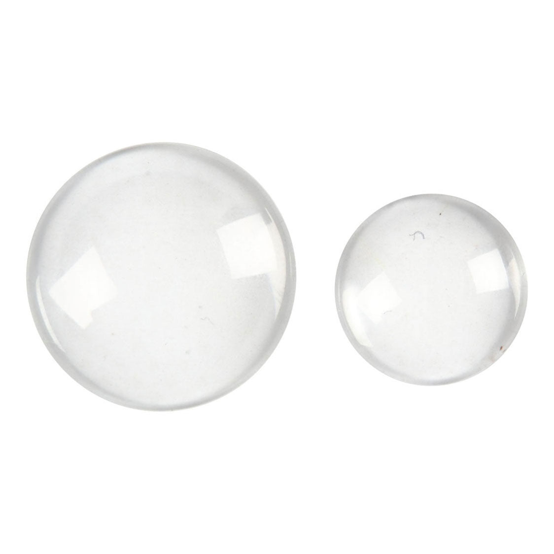 Creative Company Round Cabochons con schiena piatta, 8 °.