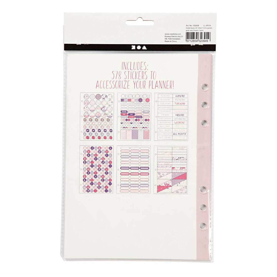 Creative Company StickerBoek Bloemen A5 per Planner, 578st.