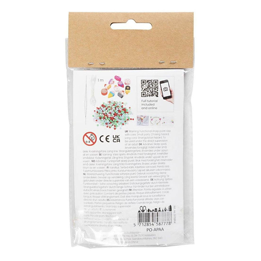 Creativ Company Mini Hobbyset Jewelry Pulsera elástica y anillo