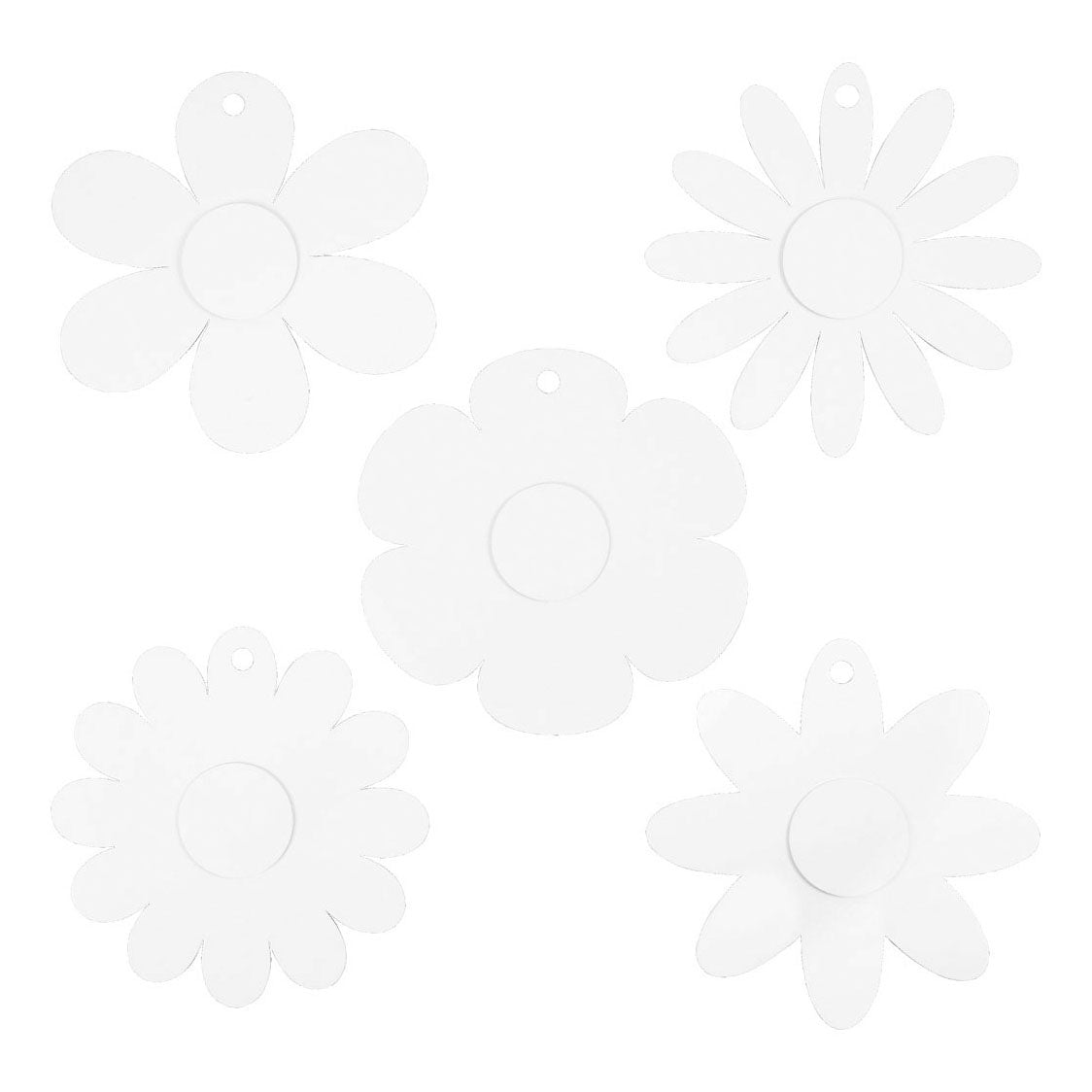 Fiori Creative Company bianchi, 5x 3 pz.