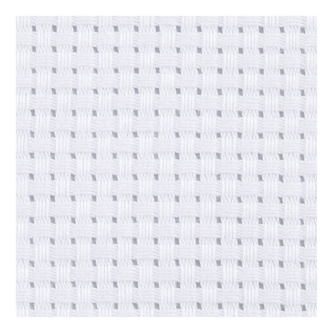 Creative Company Aida White 35 quadrati per 10 cm, 50x50 cm