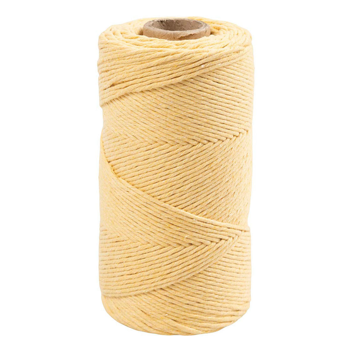 Creative Company Macrame Cord Light Yellow, 198m