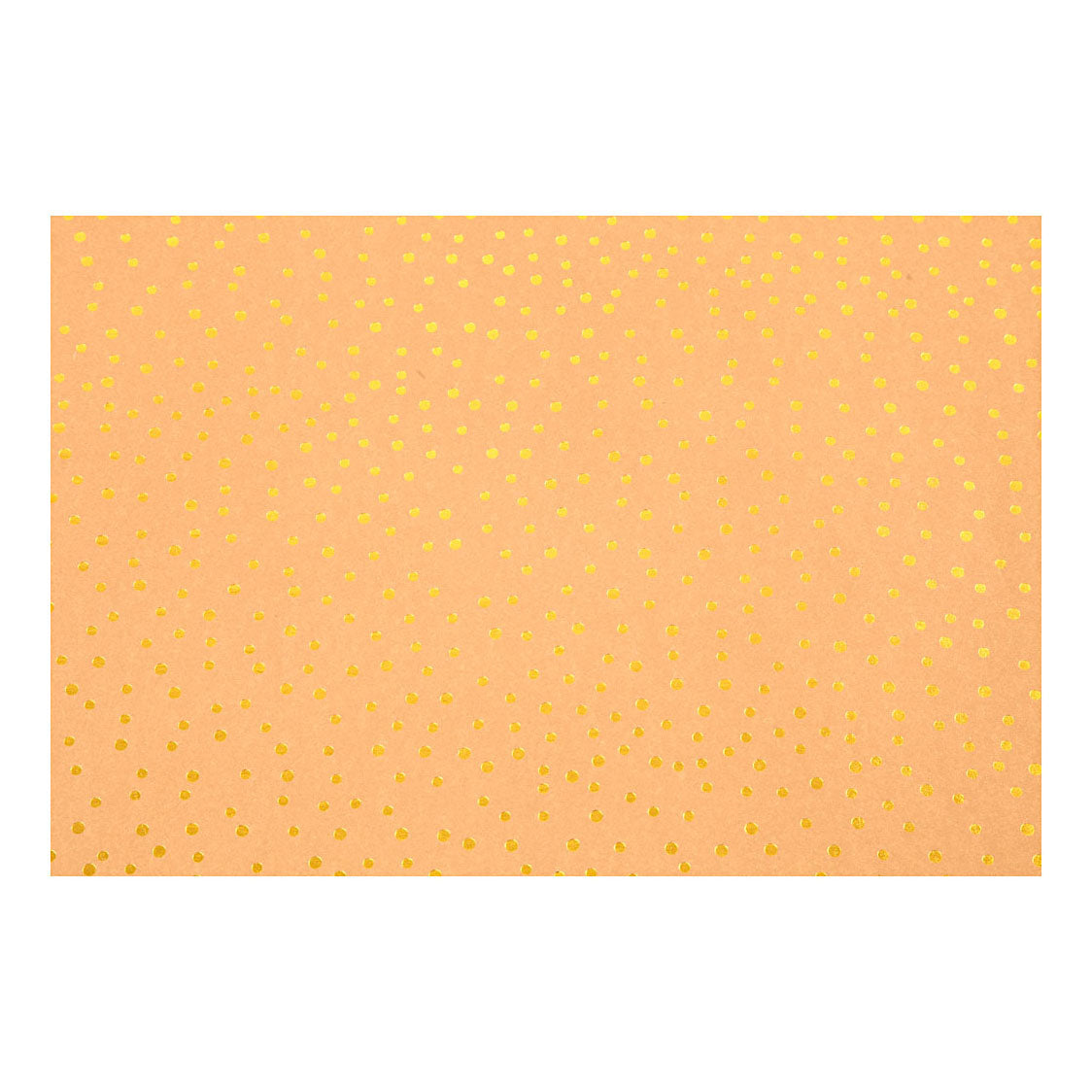 Creativ Company Faux Leather Paper Brown con puntos, 1m