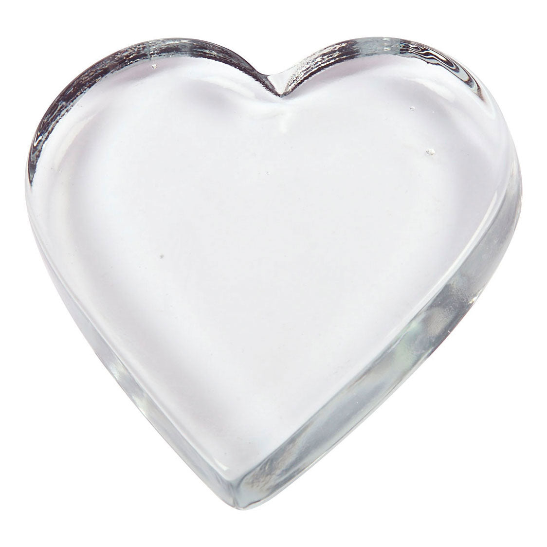 Creative Company Glass Hart trasparente 9x9cm, 10st.