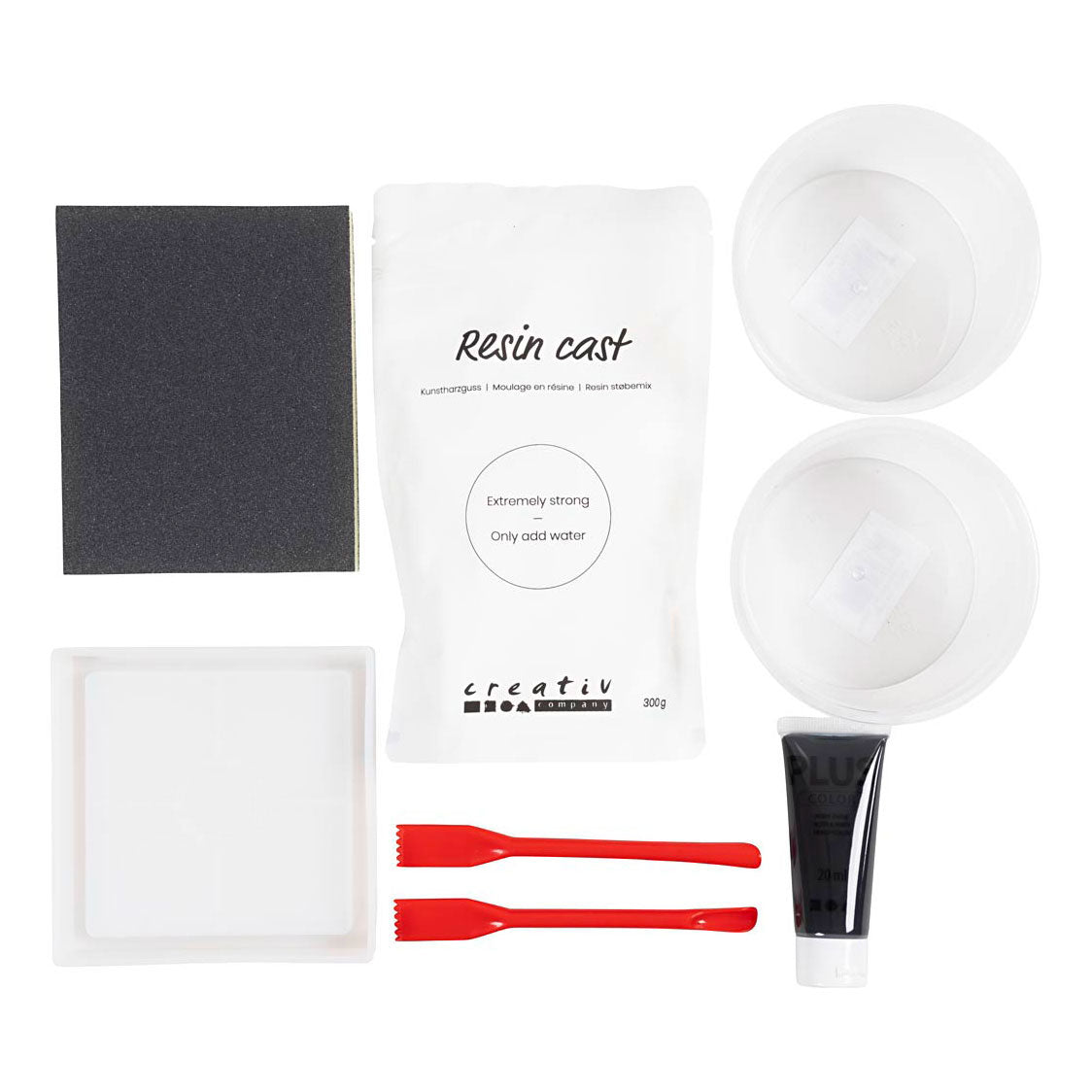Creativ Company Hobbyset Resin Bandeja con Terrazo