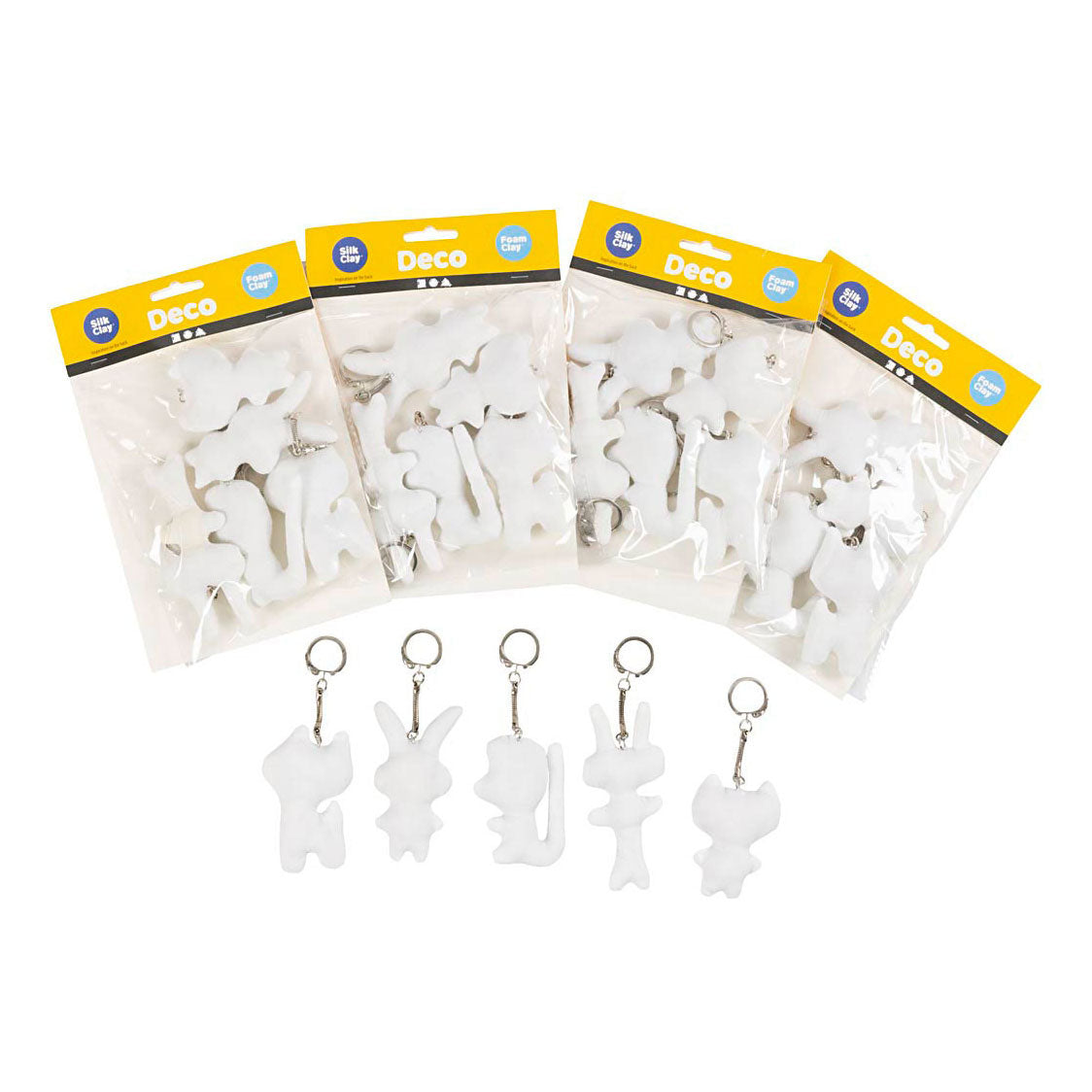 Figuras de Textile de Creativ Company con Key Ring, 25st.