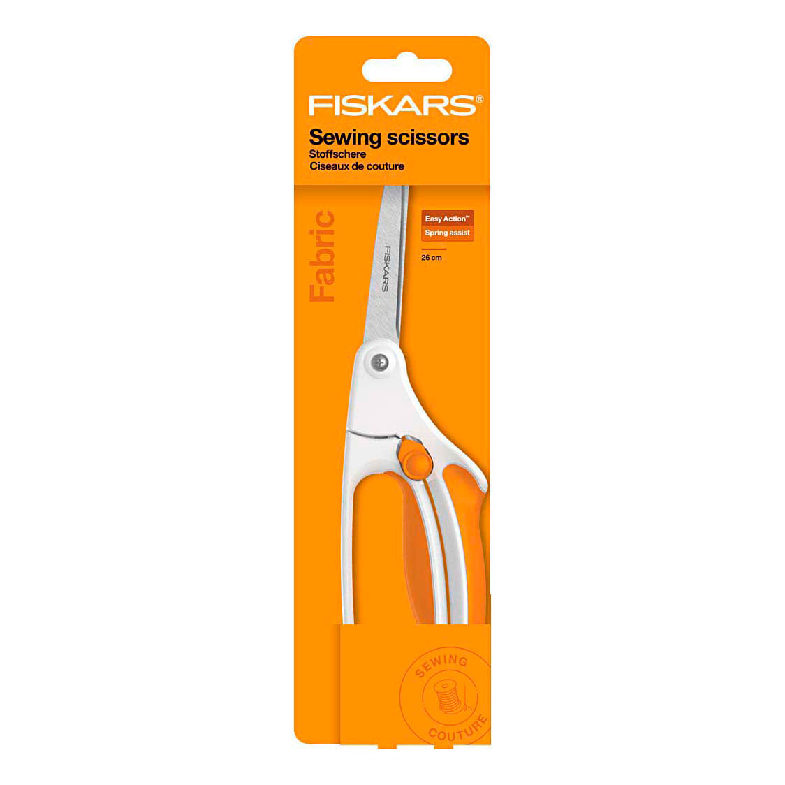 Fiskars soft-touch scissors, l: 26 cm, 1 piece