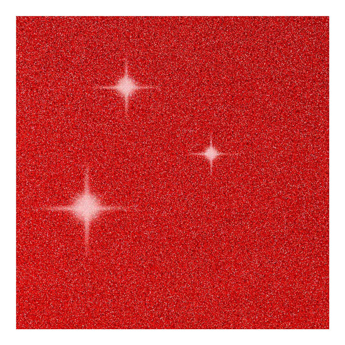Biglietti e buste aziendali Creativ, formato biglietto 10,5x15 cm, formato busta 11,5x16,5 cm, glitter, 110+250 gr, rosso, 4 set 1 scatola