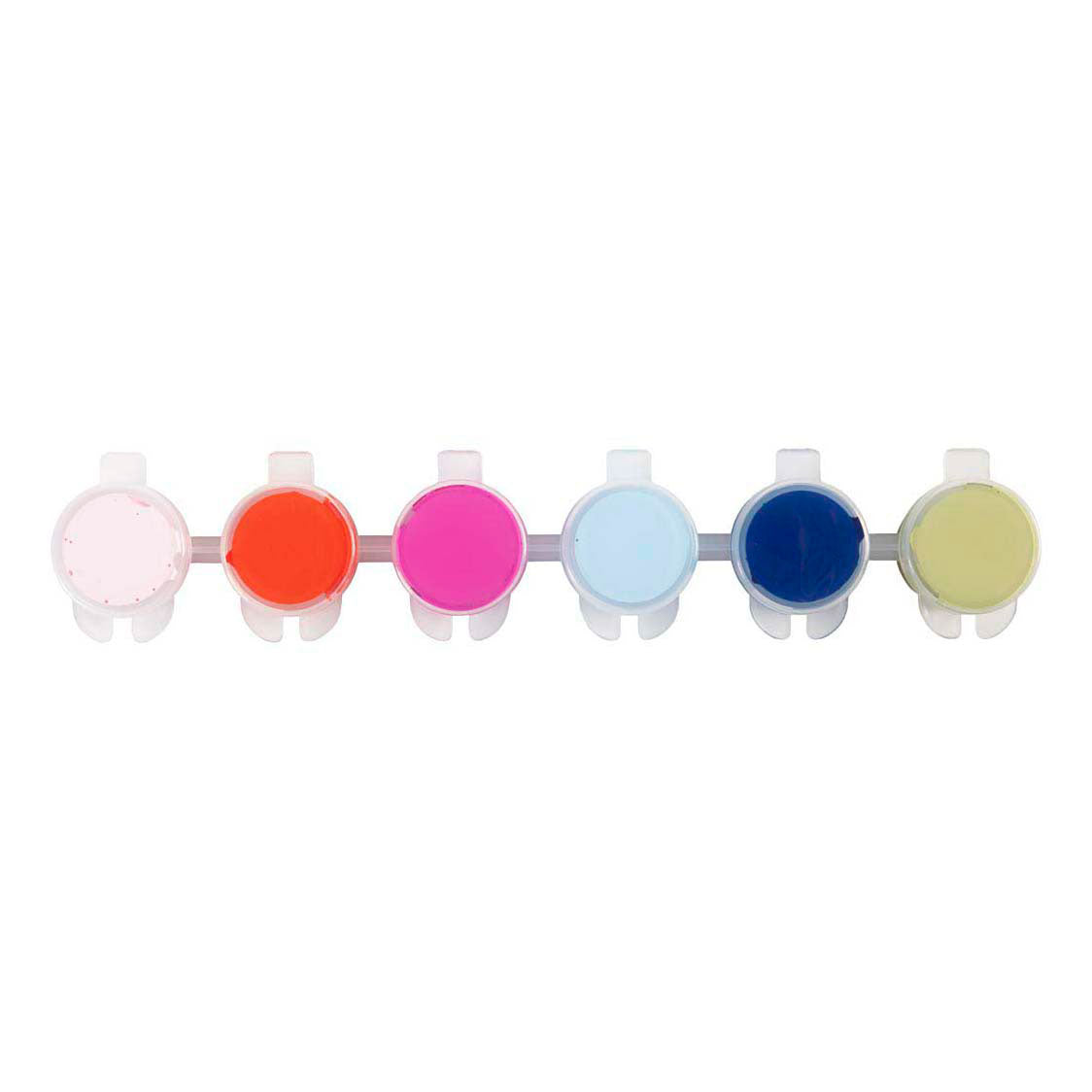 Creativ company plus color Vernice acrilica, colori forti, 6x5 ml 1 scatola