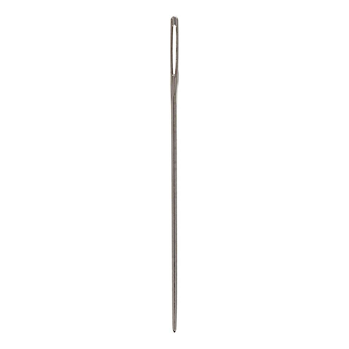 Agujas de bordar de la empresa Creativ, longitud del ojo: 6 mm, tamaño 24, largo: 36 mm, sin punta, 25 piezas 1 caja