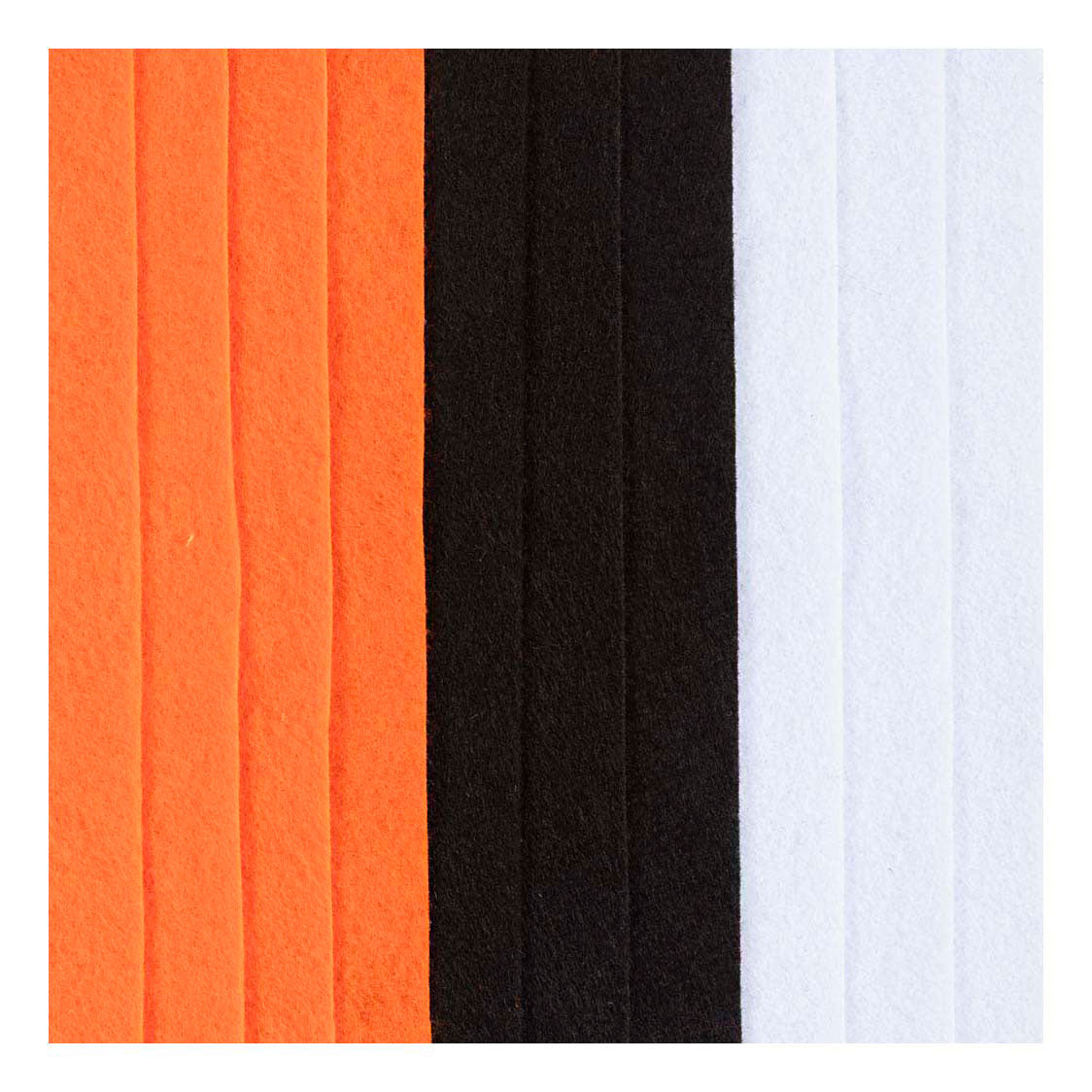 Feltro hobby Creative Company, a4, foglio 210x297 mm, spessore 2 mm, colori halloween, 10 pezzi 1 scatola