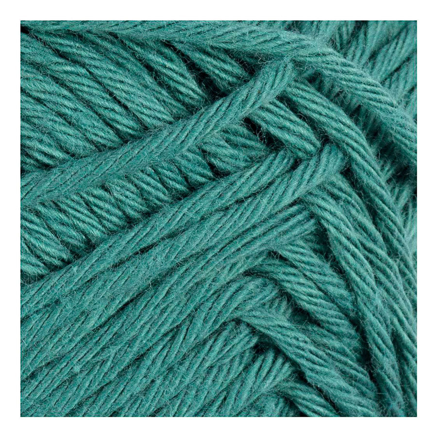 Hilo de algodón Creativ company, talla 8 8, l: 80-85 m, petróleo, 50 gr 1 ovillo