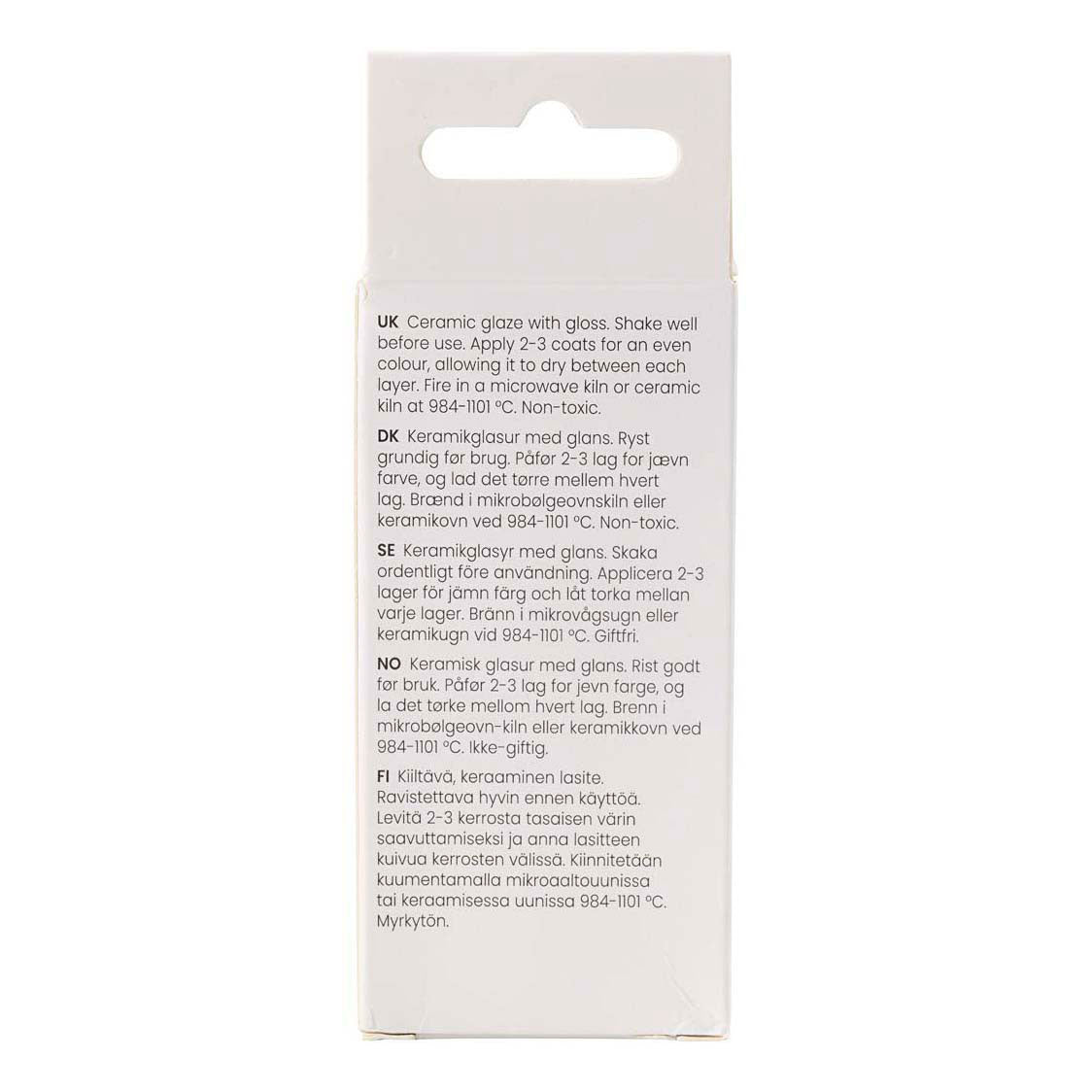 Esmalte cerámico Creativ Company 984-1101 c ébano opaco - 60ml