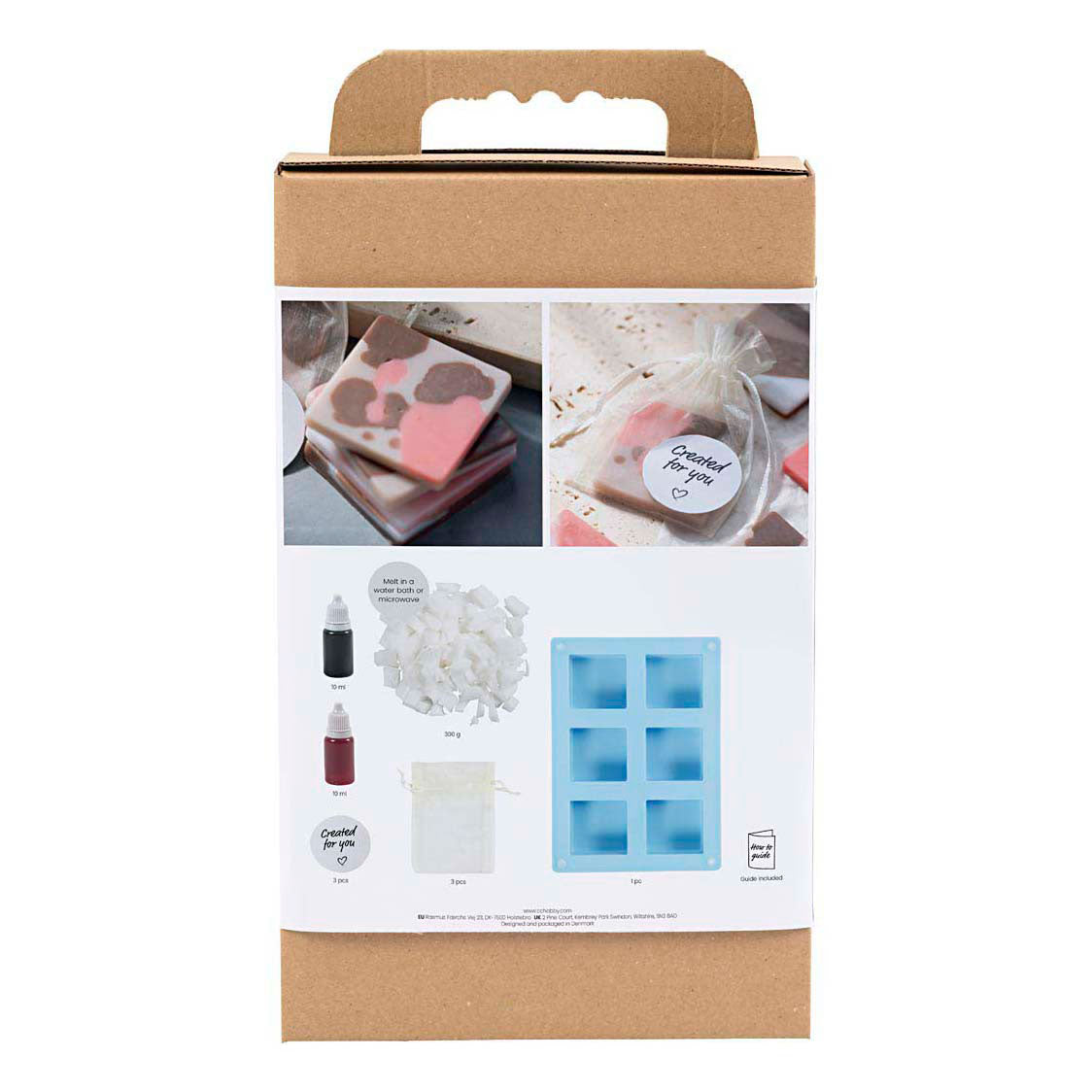 Creativ company soap making hobby set, square, 1 box