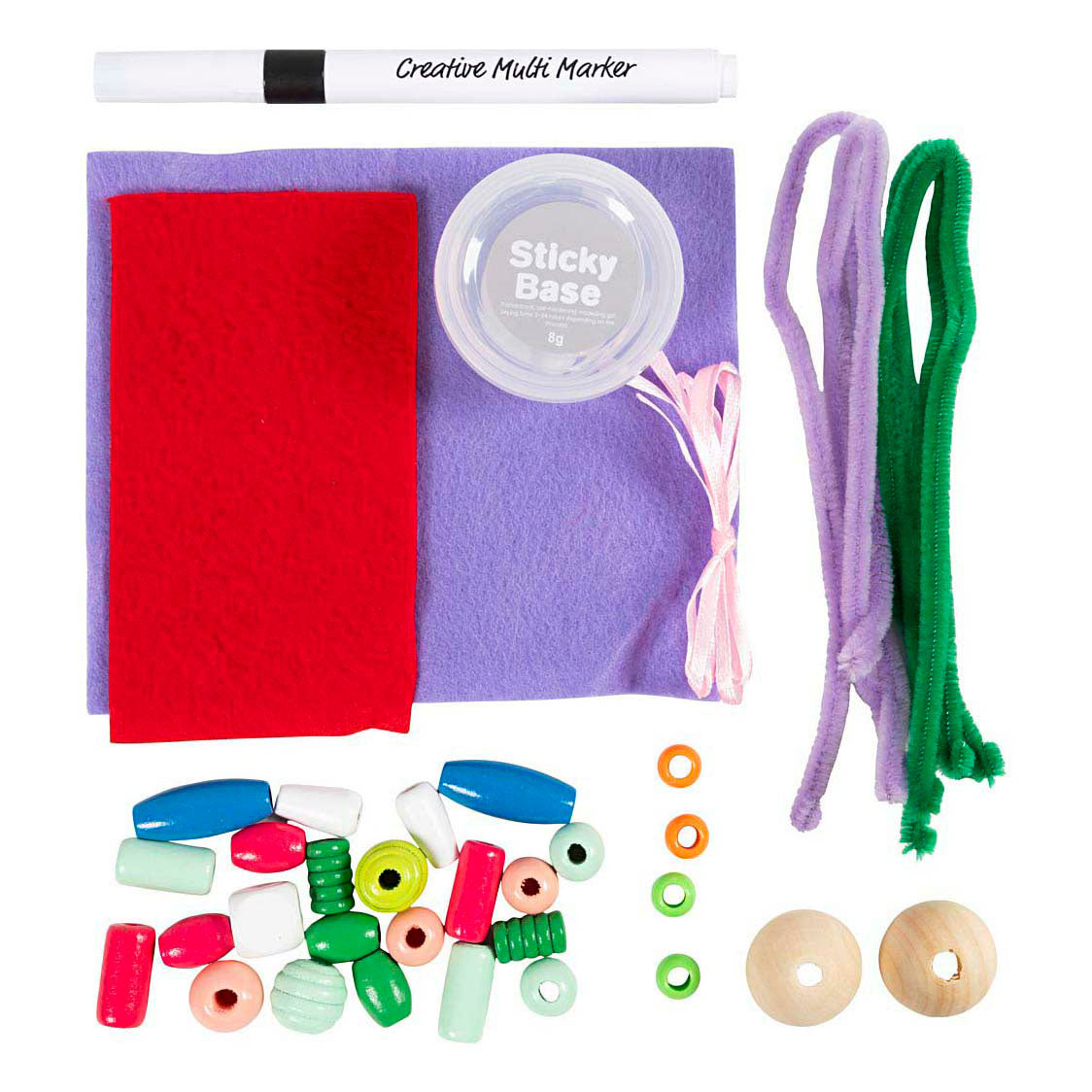 Mini set hobby creativo Creativ Company, gnomi natalizi, vari colori, 1 scatola