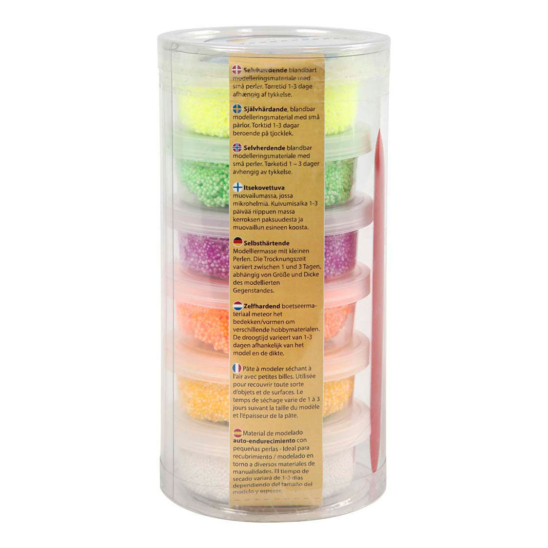 Foam clay ®, colores primaverales, 6x14 gr 1 caja