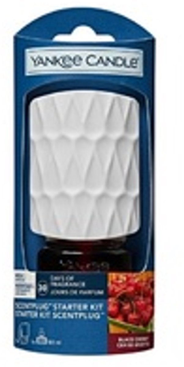 Vela Yankee - cereza negra - kit de inicio con difusor eléctrico