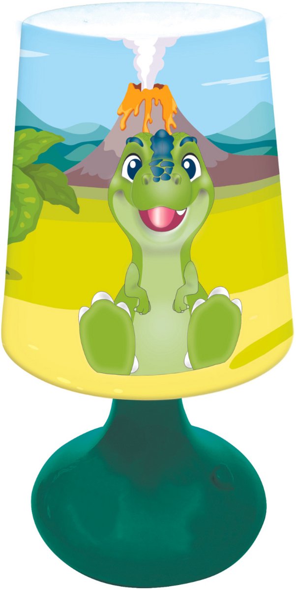 Lexibook mini lámpara de cabecera veilleuse sin hilo de dinosaurio