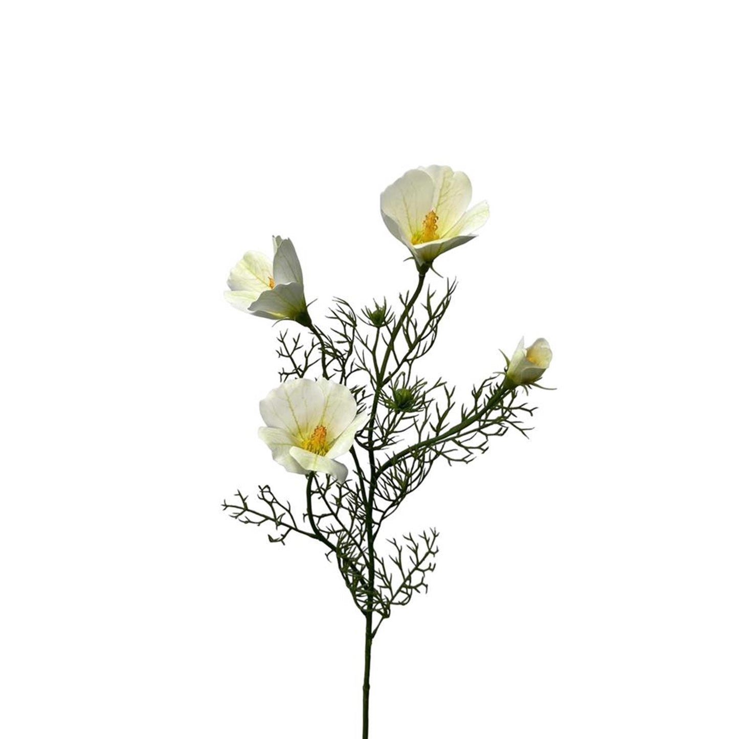 Collezione Roberts fiore artificiale ibisco spray 68 cm bianco