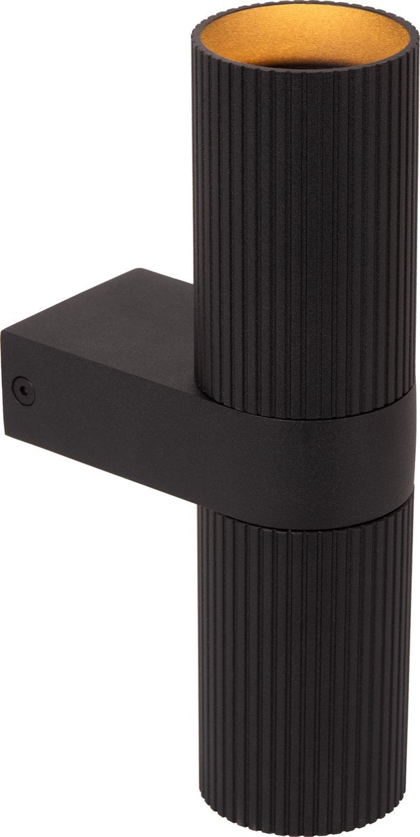 Lucide club - lampada da parete wall spot - 2xgu10 - nero