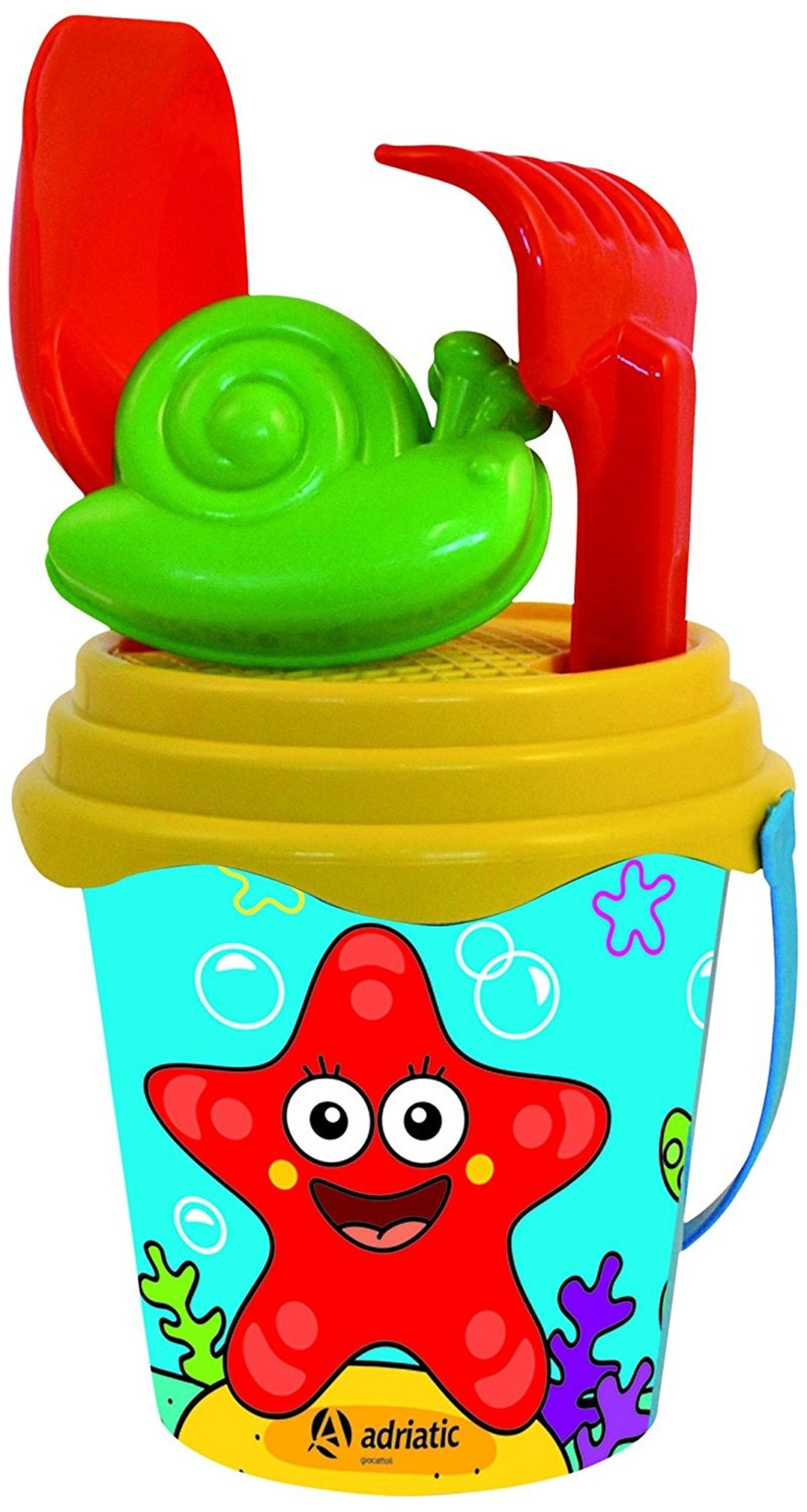 Juego de cubos de estrellas de mar del Adriático con formas