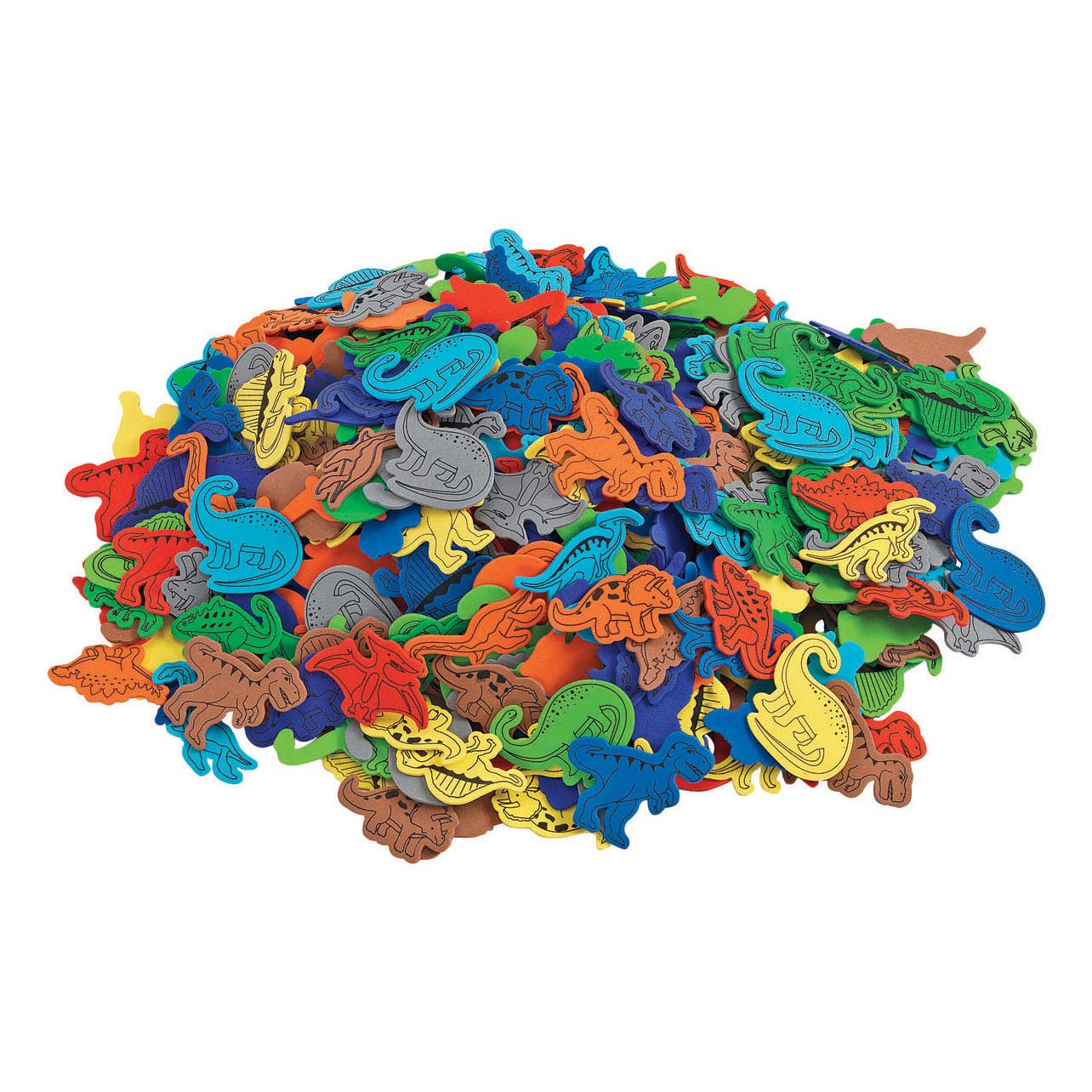 Coloraciones Dinosaurus Figuras de espuma, 500 °.