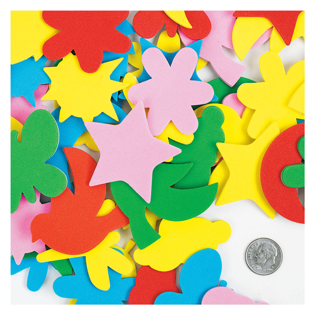 Colorazioni - forme in schiuma autoadesiva, 54 pz.