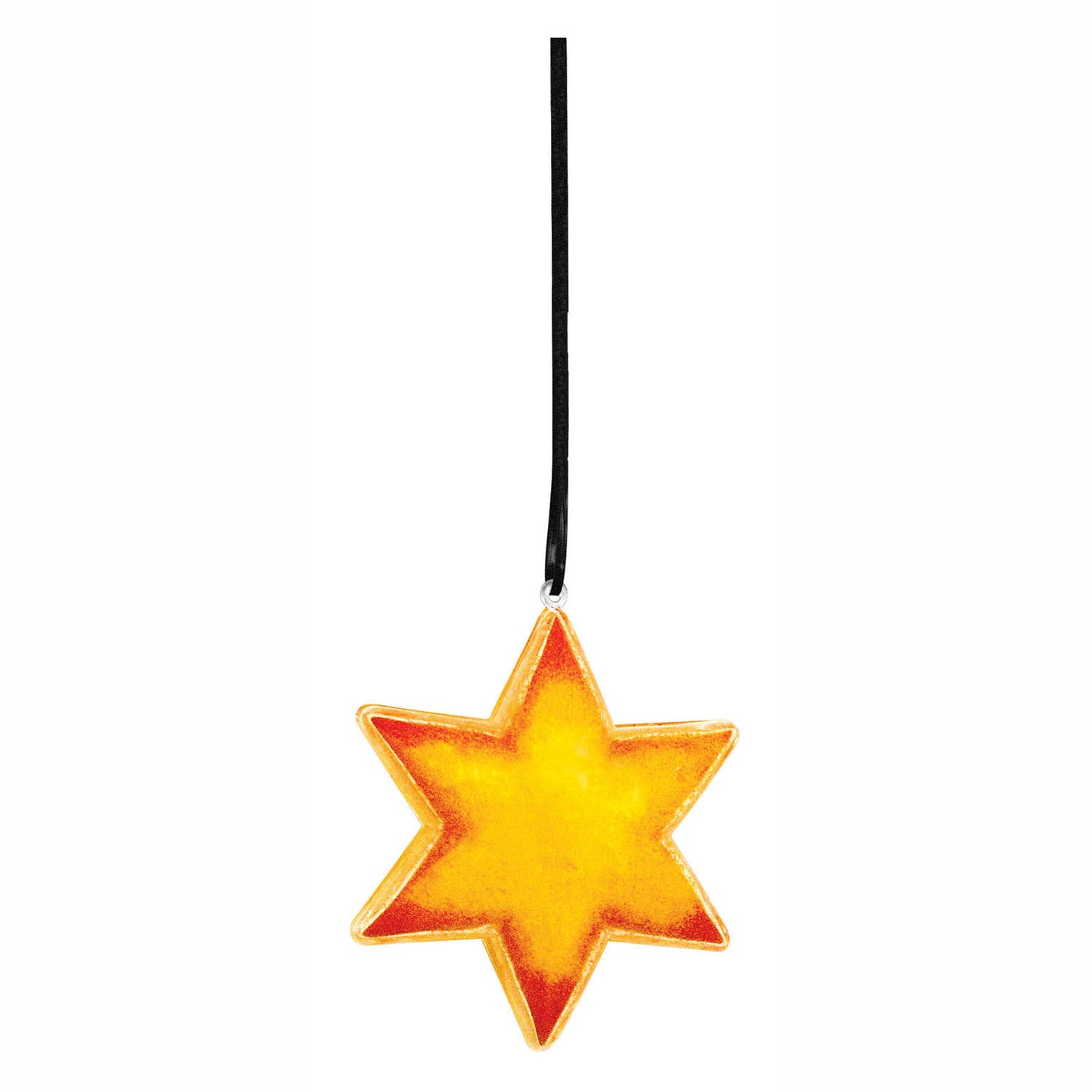 Coloraciones - Estrella transparente de adorno relleno, conjunto de 12