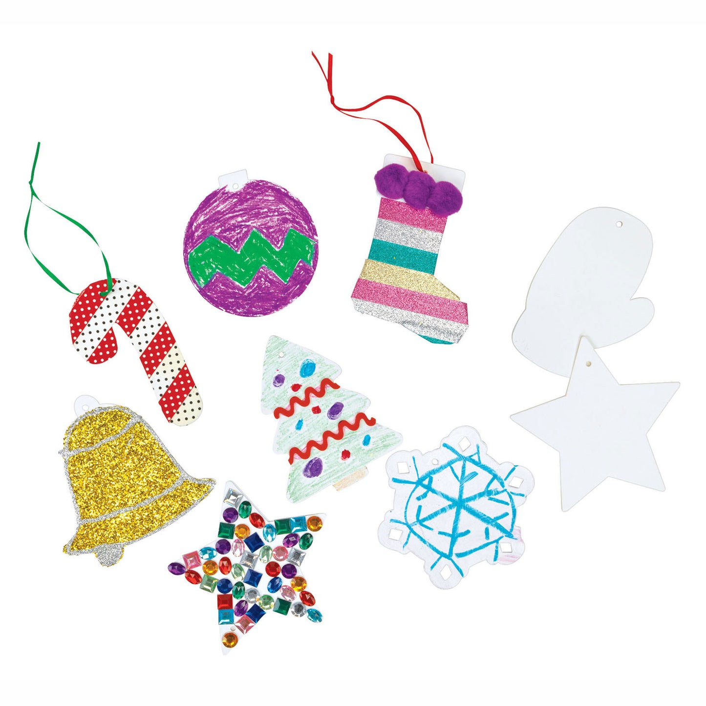 Coloraciones - Cillader Christmas Hangers, Juego de 48