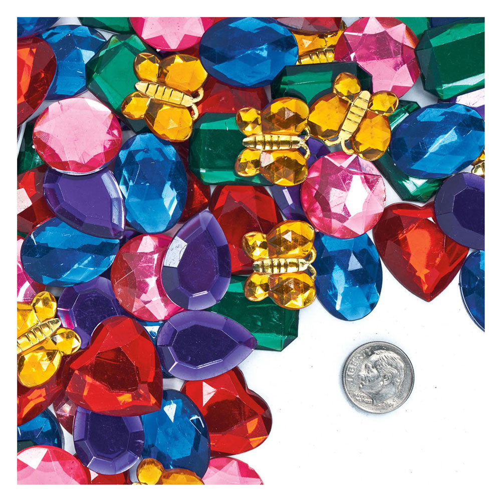 Colorazioni scintillanti strass grandi, 453 grammi