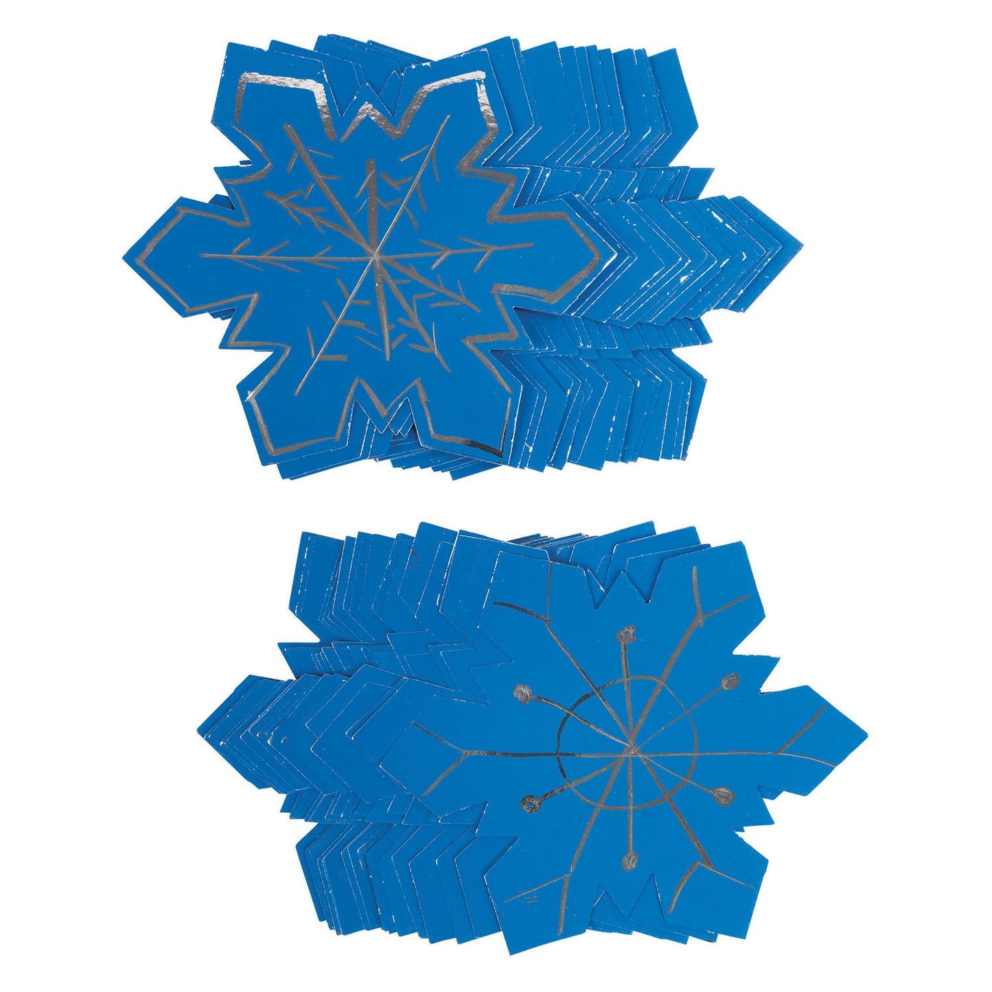 Colorations Scratch Art Snowflake adornados, 36º.