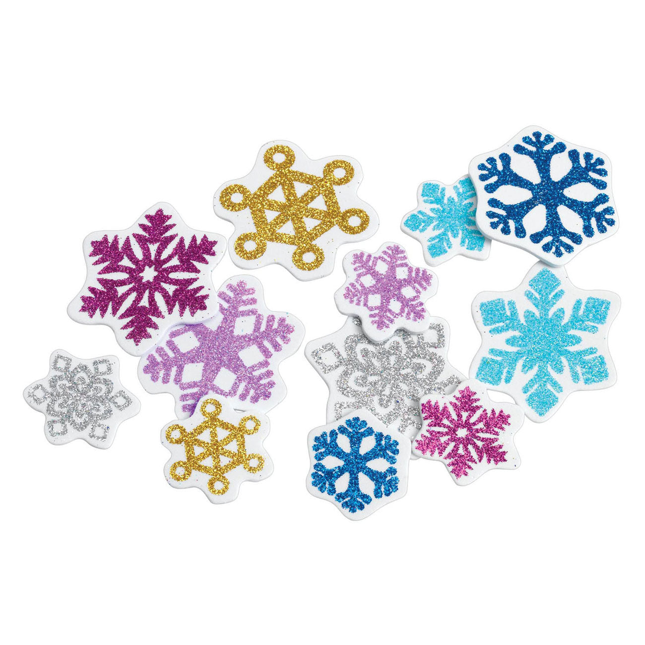 Colorations Glitter Foam copos de nieve, 300º.