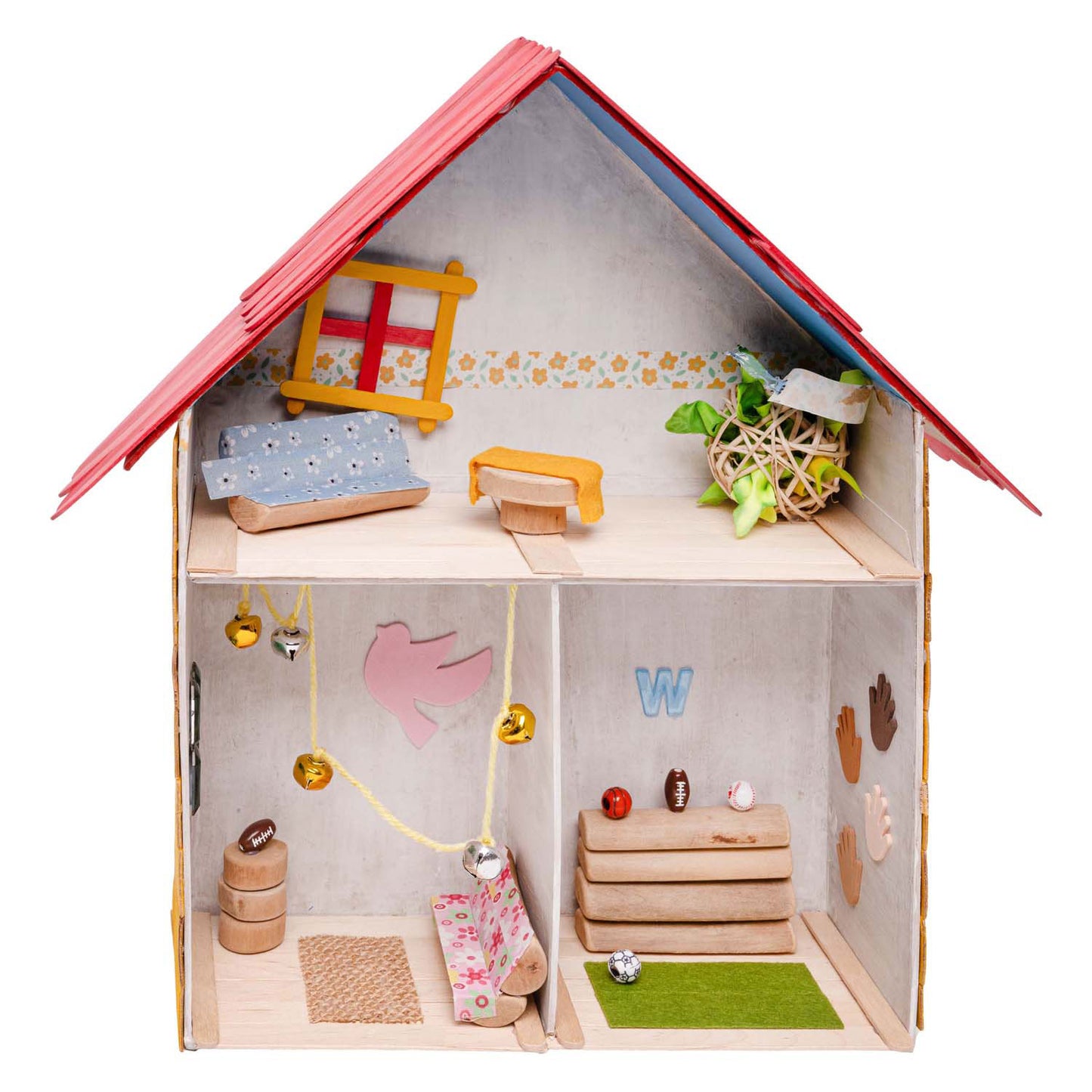 Coloraciones - Paper -Mache Dollhouse