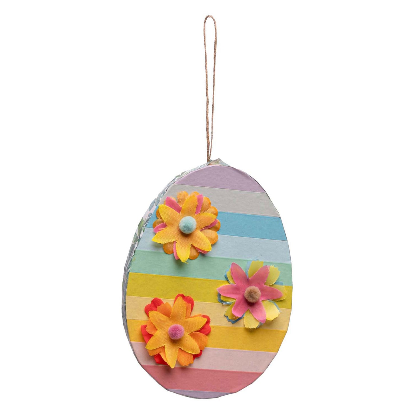 Colorations-Paper-Mache Ei-ornamts, 6st.