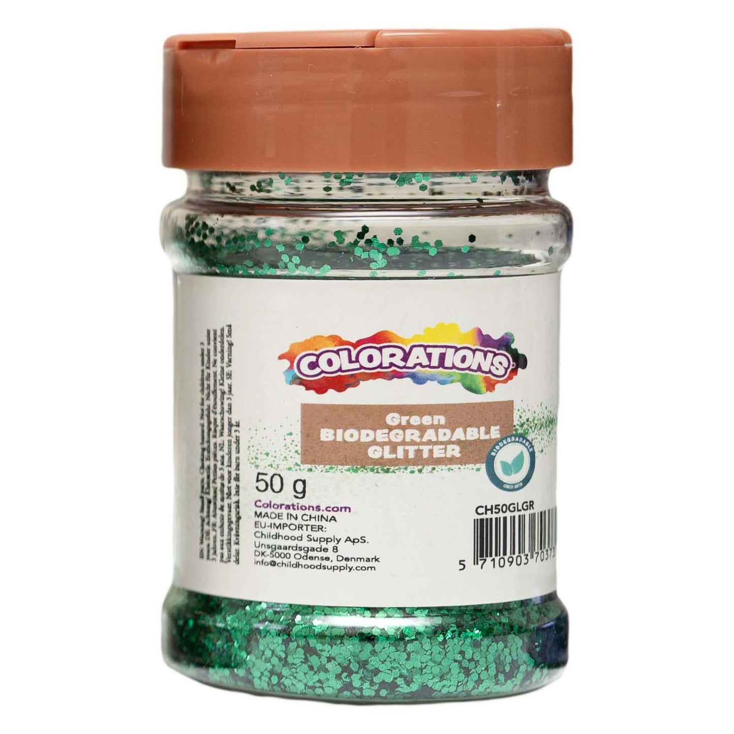 Coloraciones - Green de brillo biodegradable - 50 g