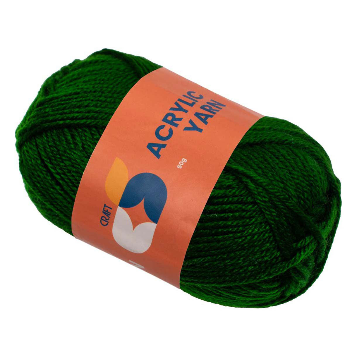 Colorazioni - Filato acrilico verde, 50G