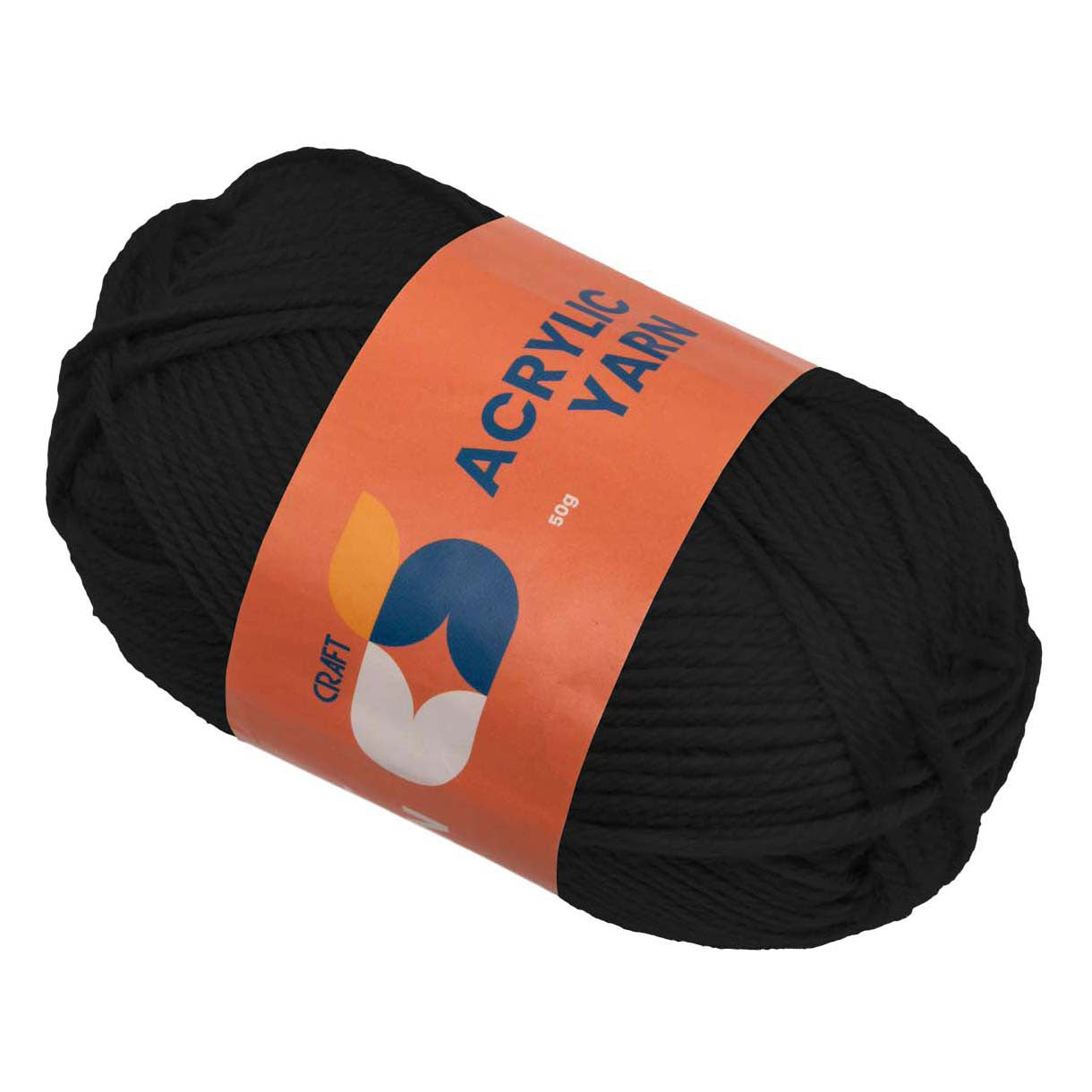 Colorazioni - filato acrilico nero, 50g
