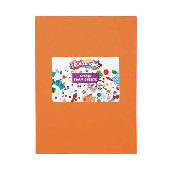 Coloraciones: sábanas de espuma naranja, 10st.