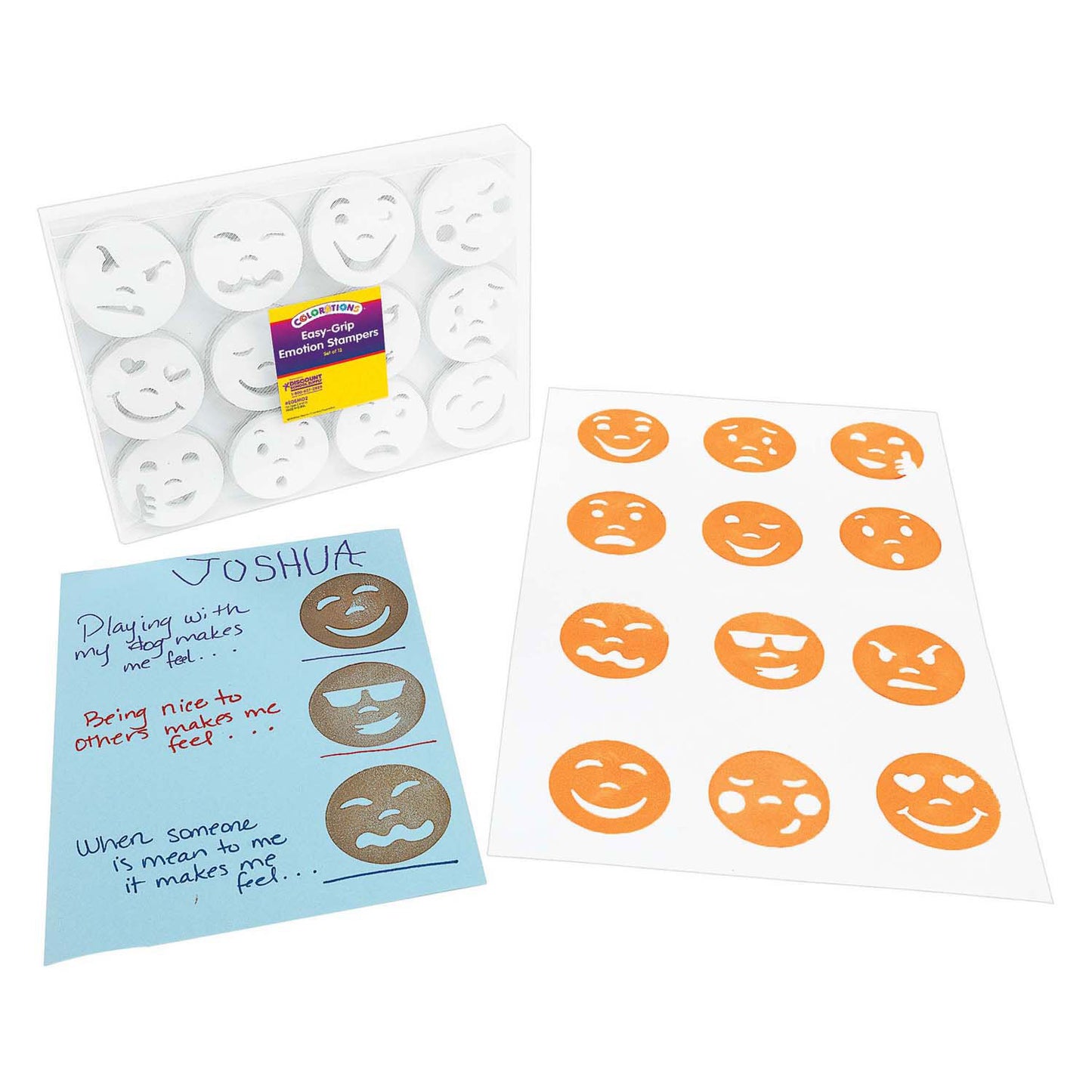 Colorazioni - Easy Grip Emotion Temples, 12st.