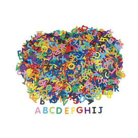 Coloraciones - Cardboard Letters, 2600st.