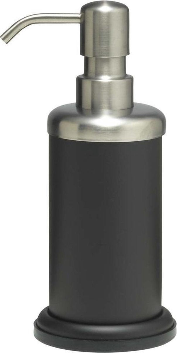 Sealskin acero - distributore di sapone 350 ml - da appoggio - nero