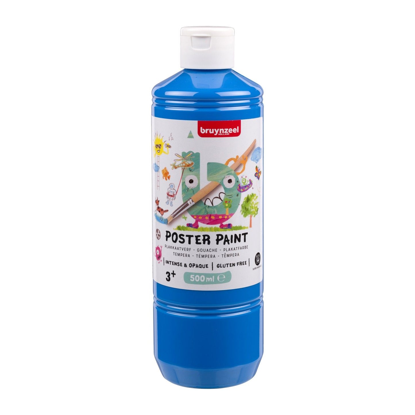 Bruynzeel • pintura para carteles gouache 500 ml azul claro