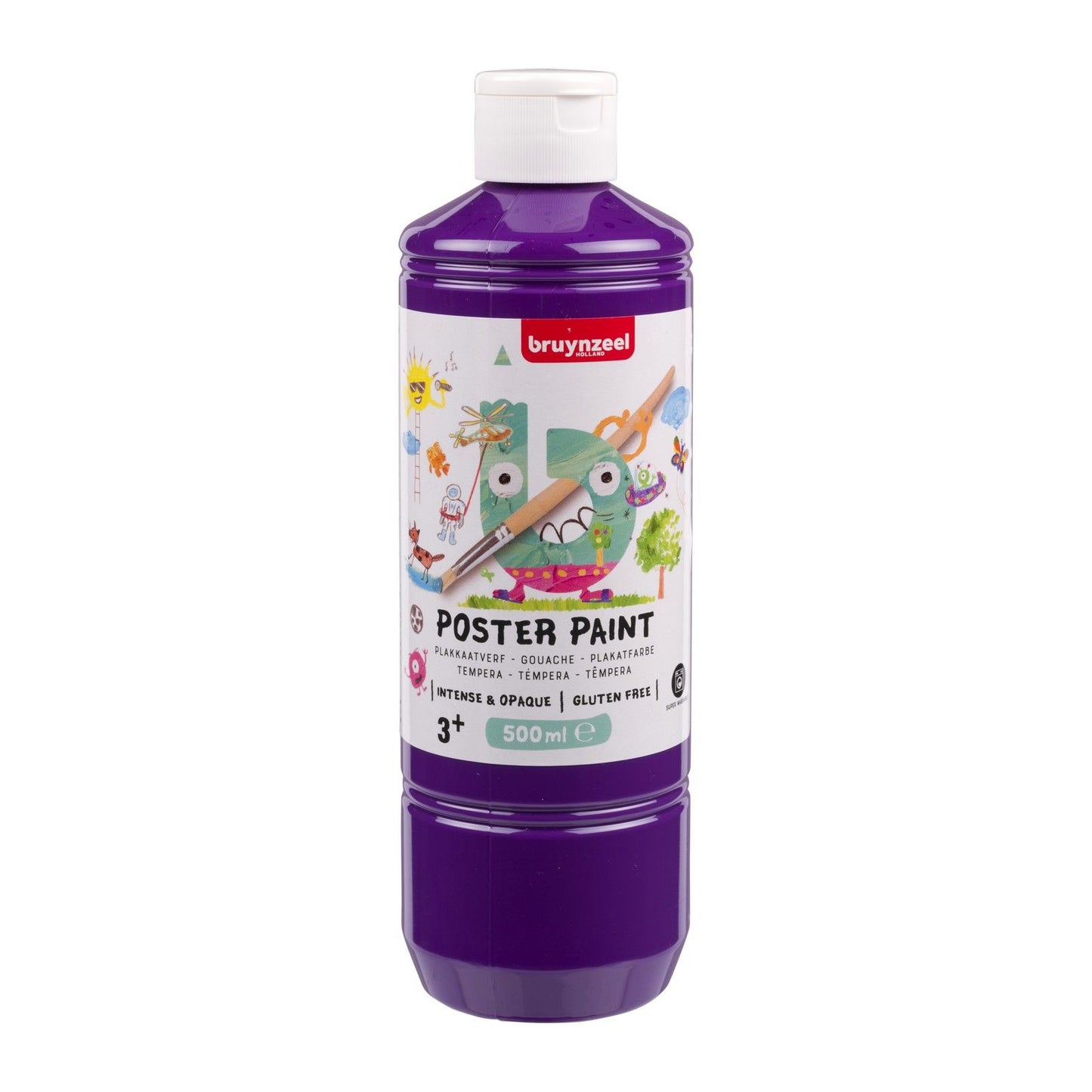 Bruynzeel • pintura para carteles gouache 500 ml violeta