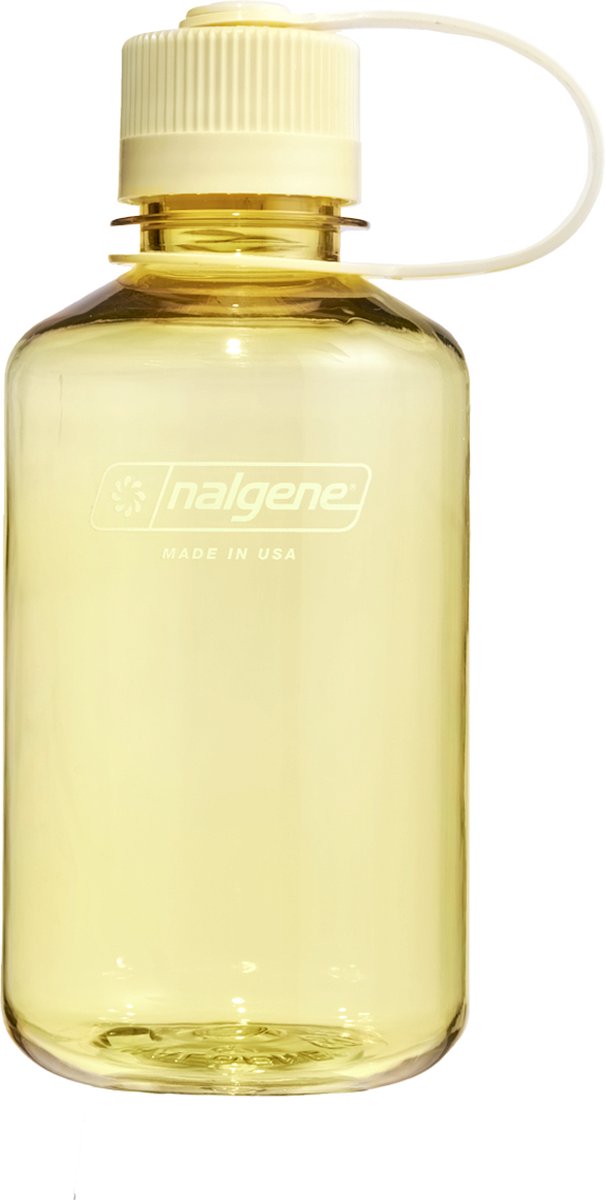 Nalgene - botella de boca estrecha - botella para beber - botella de agua - a prueba de fugas - 500 ml - sin bpa - sustentar - mantequilla