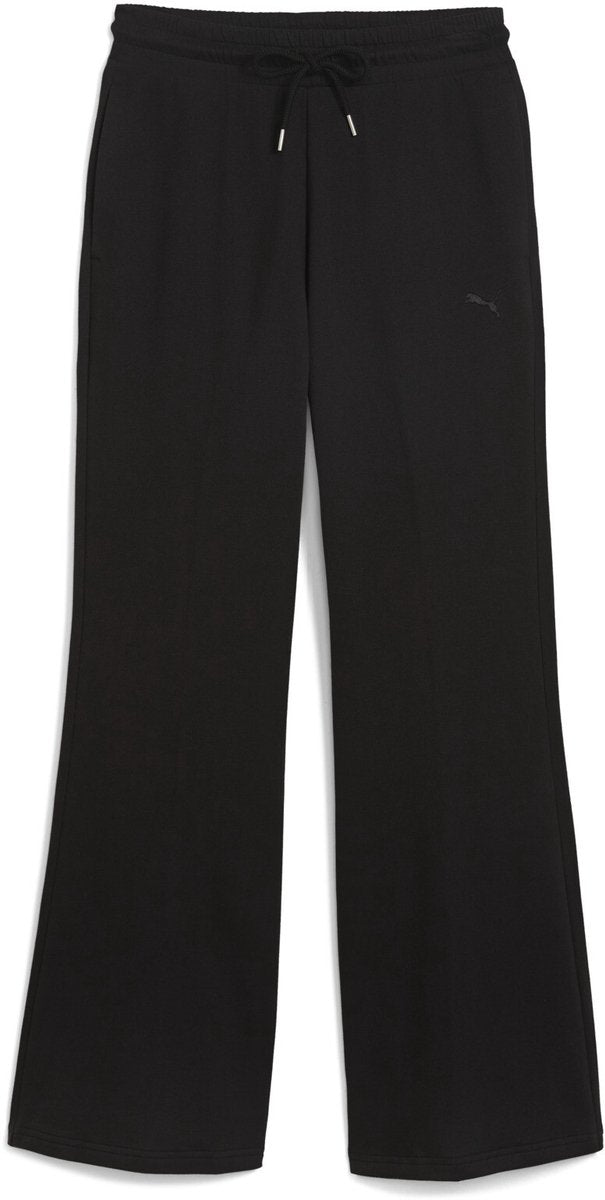 Puma Her Comfort pantalones rectos de cintura alta fl on pantalones de mujer - negro