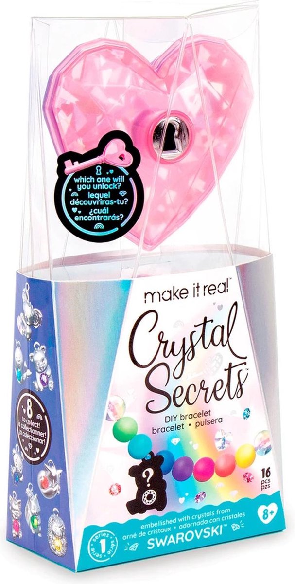 Make it real - set para hacer pulseras diy - swarovsky - crystal secret